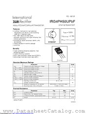 IRG4PH50UPBF datasheet pdf International Rectifier