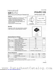 PB-IRG4RC10S datasheet pdf International Rectifier