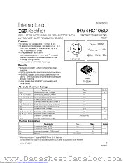 PB-IRG4RC10SD datasheet pdf International Rectifier