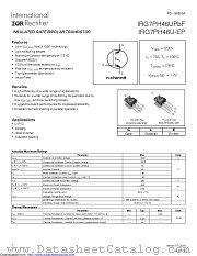 IRG7PH46U-EP datasheet pdf International Rectifier
