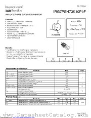 IRG7PSH73K10 datasheet pdf International Rectifier