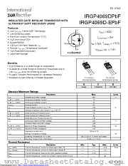 IRGP4069D-EPBF datasheet pdf International Rectifier