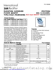 IRH4054 datasheet pdf International Rectifier