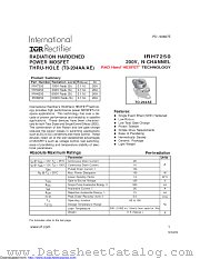 IRH7250SCS datasheet pdf International Rectifier