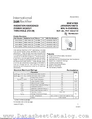 IRHF53034SCS datasheet pdf International Rectifier