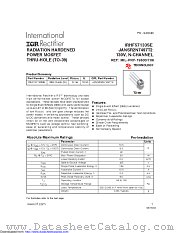 JANSR2N7497T2 datasheet pdf International Rectifier