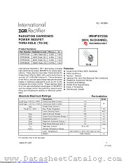 IRHF53230 datasheet pdf International Rectifier