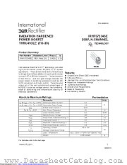 IRHF57234SESCS datasheet pdf International Rectifier