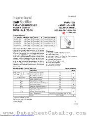 IRHF54Z30 datasheet pdf International Rectifier