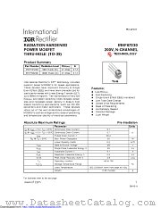 IRHF67230SCS datasheet pdf International Rectifier