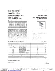 IRHG53110SCS datasheet pdf International Rectifier