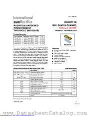 IRHG7110SCS datasheet pdf International Rectifier