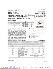 IRHLA7670Z4 datasheet pdf International Rectifier