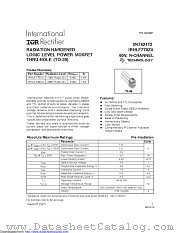 IRHLF730Z4SCS datasheet pdf International Rectifier