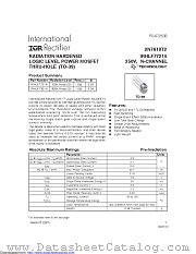 IRHLF73214SCS datasheet pdf International Rectifier