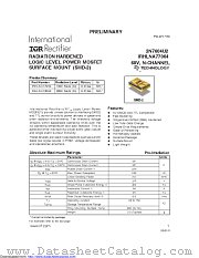 IRHLNA77064SCS datasheet pdf International Rectifier