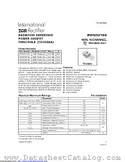 IRHM57160SCS datasheet pdf International Rectifier