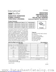 IRHM7064SCS datasheet pdf International Rectifier