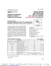 IRHM7460SESCS datasheet pdf International Rectifier