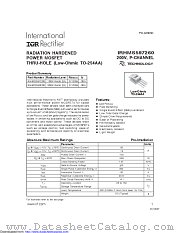IRHMS593260SCS datasheet pdf International Rectifier