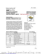 IRHNA7264SESCS datasheet pdf International Rectifier