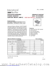 IRHNA7460SESCS datasheet pdf International Rectifier