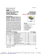 IRHNB3064 datasheet pdf International Rectifier