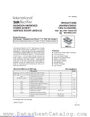 JANSR2N7485U3 datasheet pdf International Rectifier