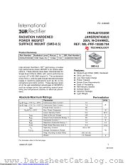 IRHNJ57230SESCS datasheet pdf International Rectifier