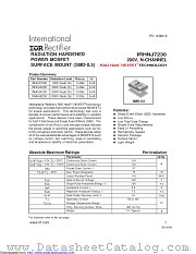 IRHNJ4230SCS datasheet pdf International Rectifier