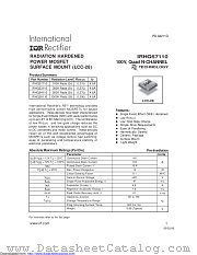 IRHQ57110SCS datasheet pdf International Rectifier