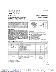IRHSLNA57Z60SCS datasheet pdf International Rectifier