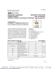 IRHYK57133CMSE datasheet pdf International Rectifier