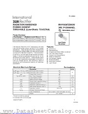 IRHYS593Z30CM datasheet pdf International Rectifier