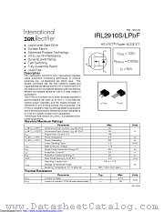 IRL2910LPBF datasheet pdf International Rectifier