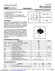 PB-IRL3202S datasheet pdf International Rectifier