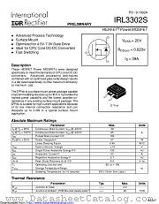 PB-IRL3302S datasheet pdf International Rectifier
