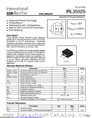 PB-IRL3502S datasheet pdf International Rectifier