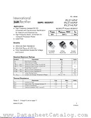 IRL3714SPBF datasheet pdf International Rectifier