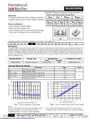IRL6297SDTRPBF datasheet pdf International Rectifier