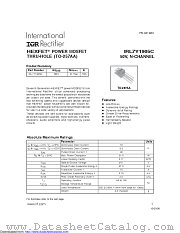 IRL7Y1905CSCS datasheet pdf International Rectifier
