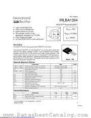 PB-IRLBA1304P datasheet pdf International Rectifier