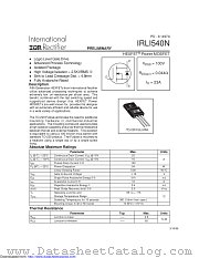 PB-IRLI540N datasheet pdf International Rectifier