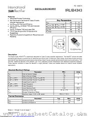 PB-IRLIB4343 datasheet pdf International Rectifier