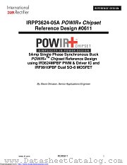 IRPP3624-05A datasheet pdf International Rectifier