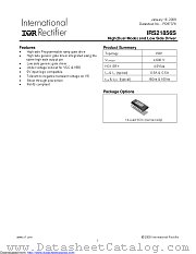 IRS21856 datasheet pdf International Rectifier