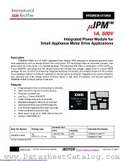 IRSM836-015MA datasheet pdf International Rectifier