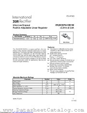 IRUH33PA13B1M datasheet pdf International Rectifier
