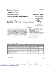 IRUH33PA13B20 datasheet pdf International Rectifier