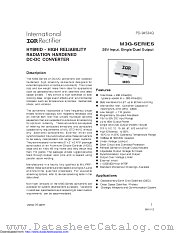 M3G2807D datasheet pdf International Rectifier